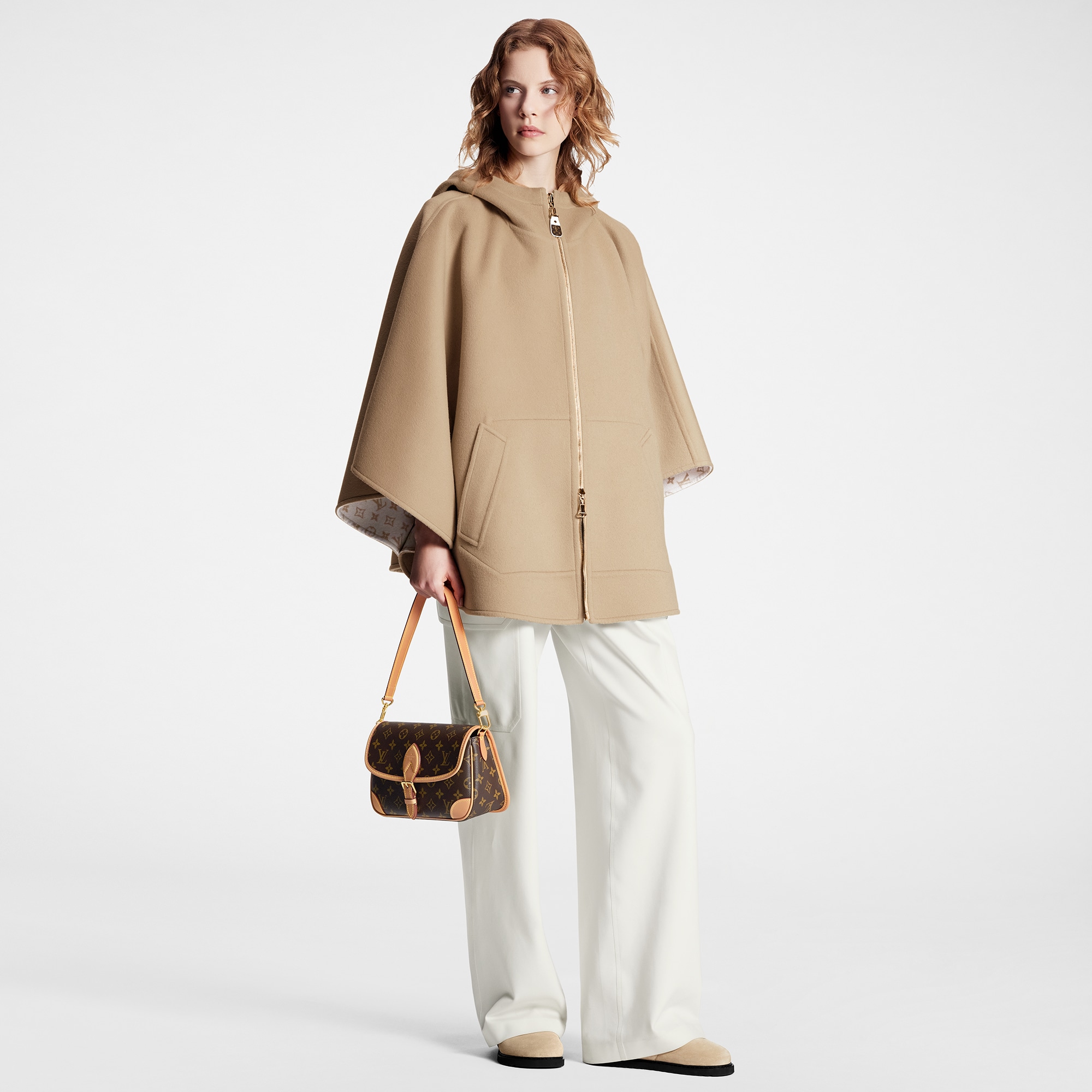 Reversible Hooded Cape - Women - Ready-to-Wear | LOUIS VUITTON ®